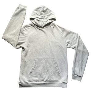 John Elliot Sweatshirt Womens Size Medium/2 Aqua Blue Hoodie Pullover USA Made